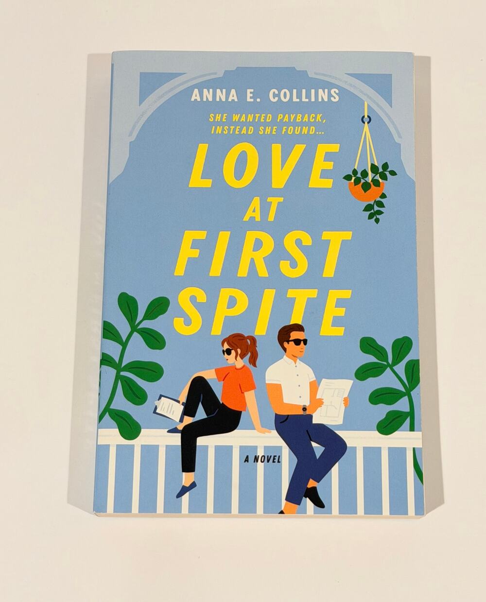 Love At First Spite by Anna E. Collins Paperback Romance Novel - 2022